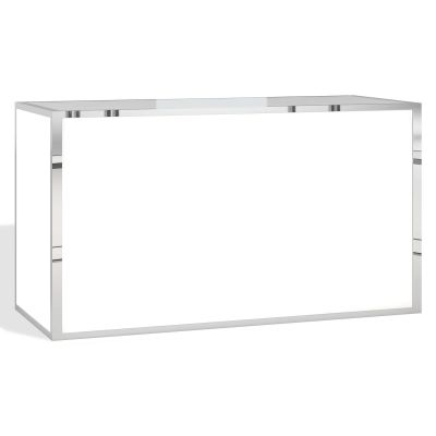 Image of Milo Bar, Silver Frame, White Plexi